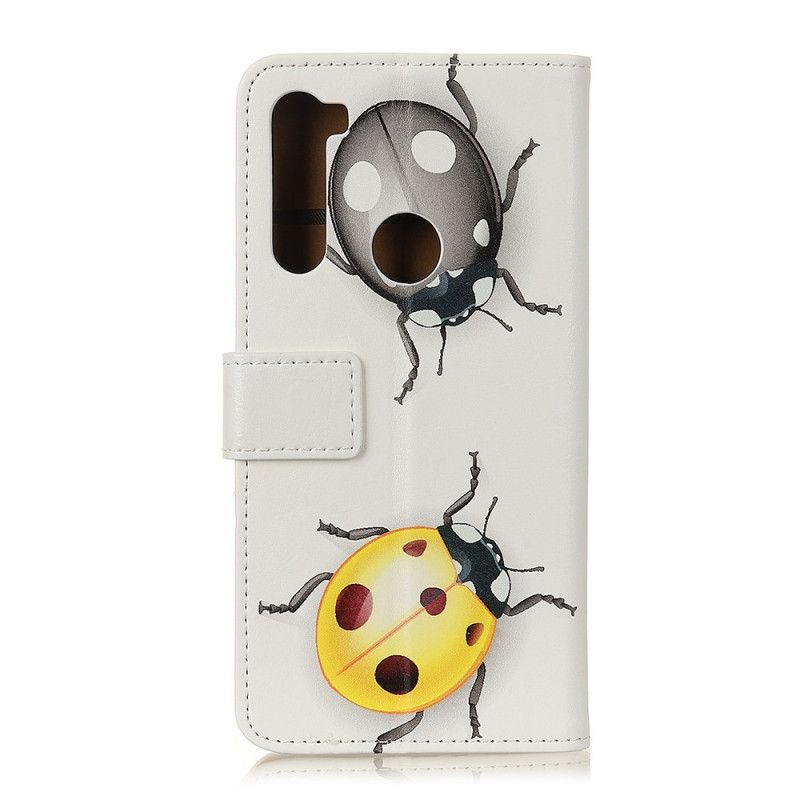 Nahkakotelo Xiaomi Redmi Note 8 Puhelinkuoret Leppäkertut
