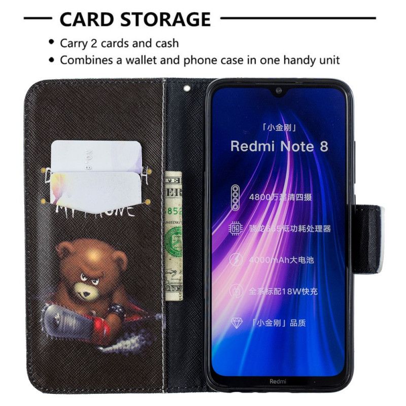 Suojakuori Xiaomi Redmi Note 8 Puhelinkuoret Vaarallinen Karhu