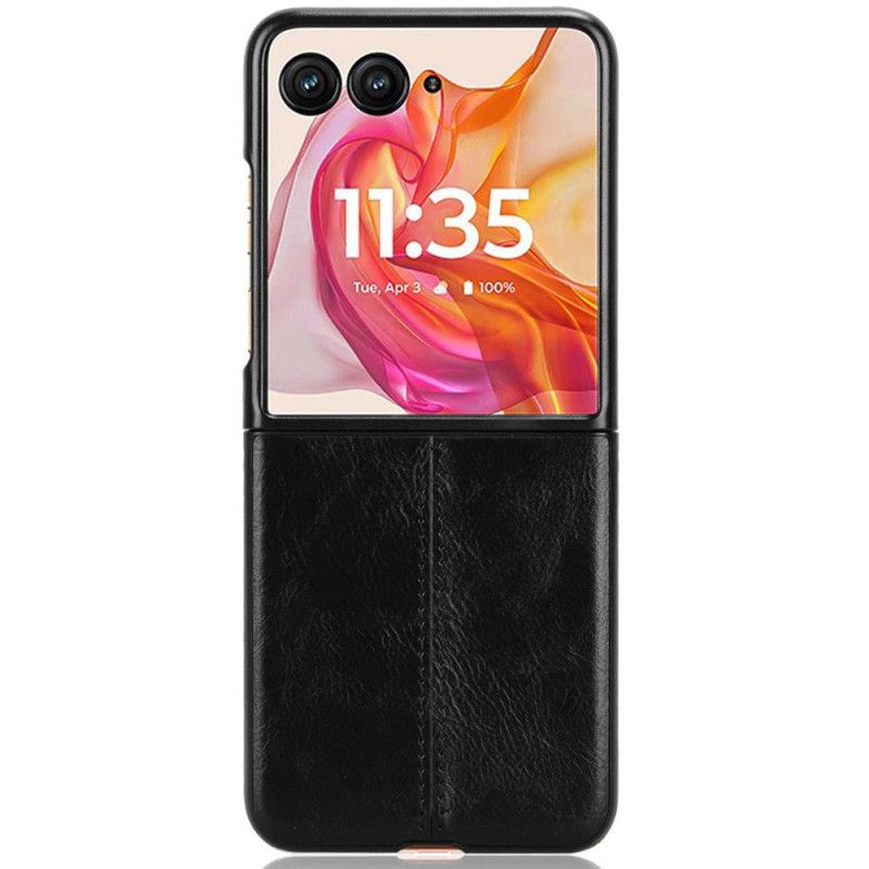 Kuori Motorola Razr 50 Ultra Couture Leather Effect Suojakuori