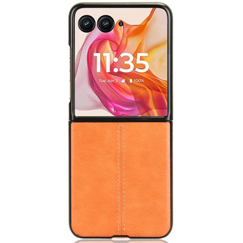 Kuori Motorola Razr 50 Ultra Couture Leather Effect Suojakuori