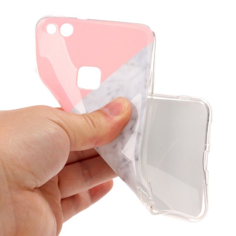 Kuori Huawei P10 Lite Geometrinen Marmorivaikutus Suojakuori