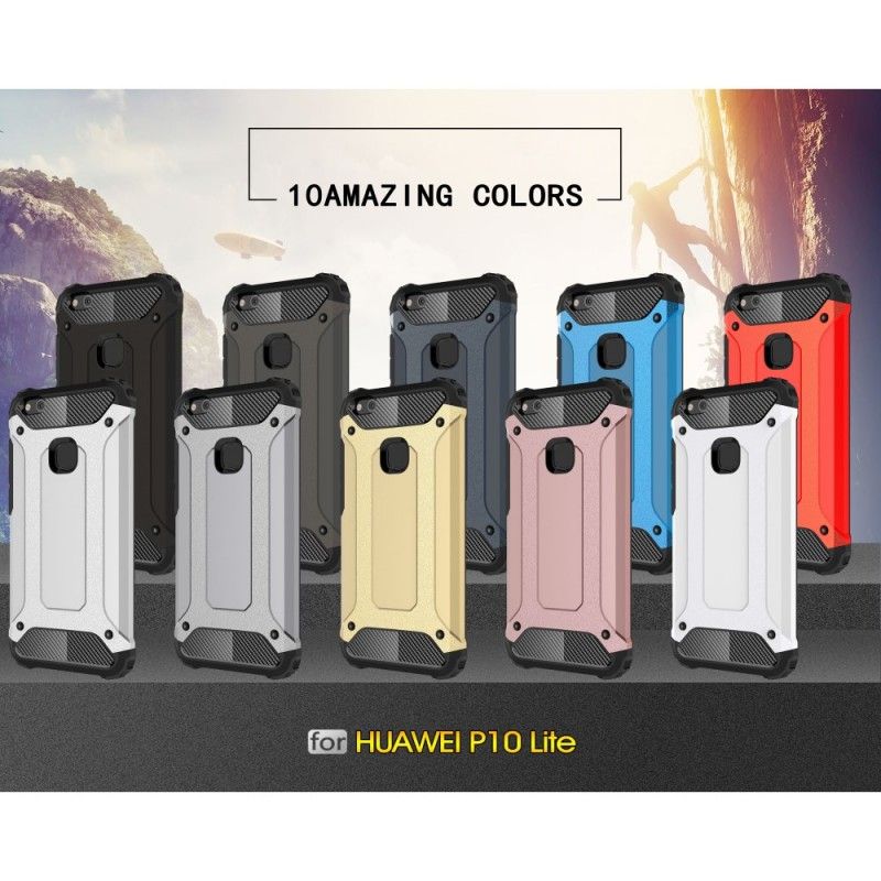 Kuori Huawei P10 Lite Harmaa Musta Perhe Suojakuori