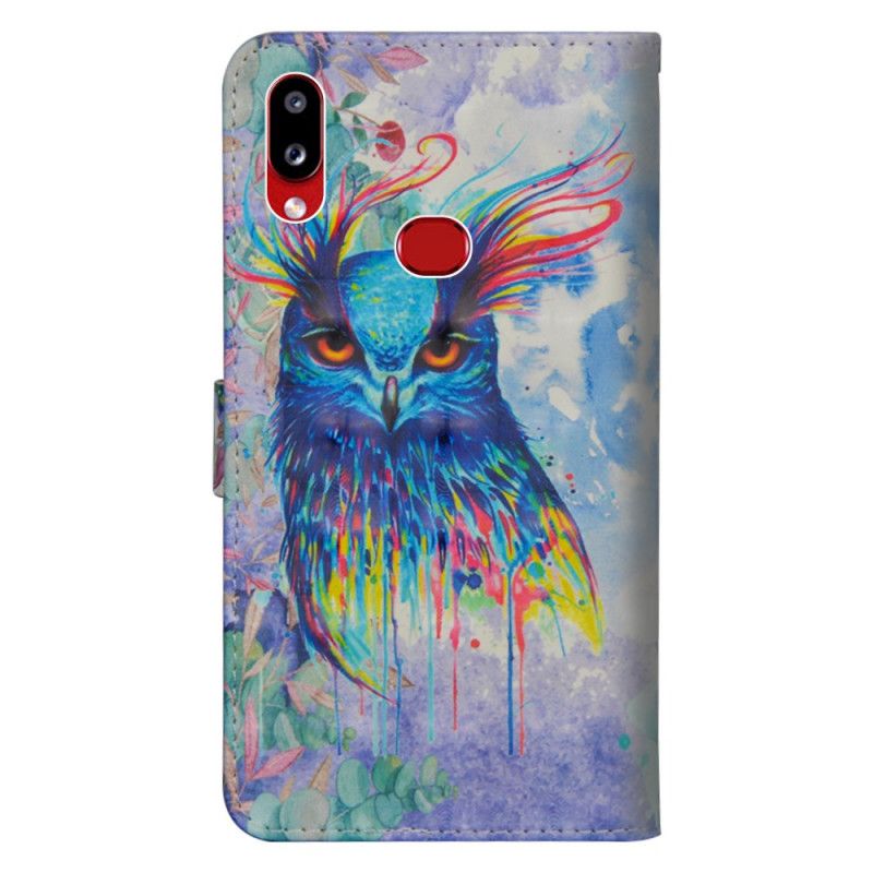 Suojakuori Samsung Galaxy A10s Puhelinkuoret Valopilkullinen Vesiväri Lintu