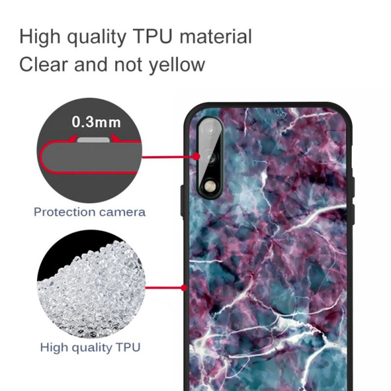 Case Kuoret Huawei P40 Lite E / Y7p Puhelinkuoret Violetti Marmori