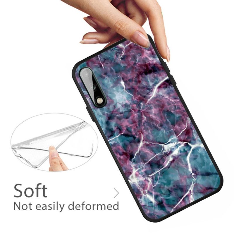Case Kuoret Huawei P40 Lite E / Y7p Puhelinkuoret Violetti Marmori