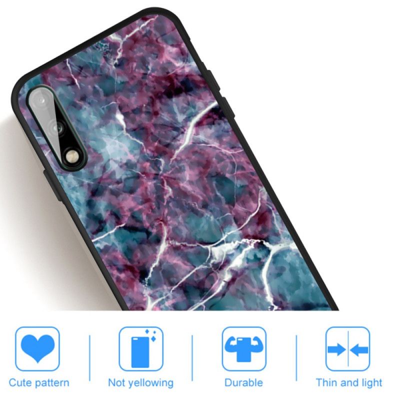 Case Kuoret Huawei P40 Lite E / Y7p Puhelinkuoret Violetti Marmori