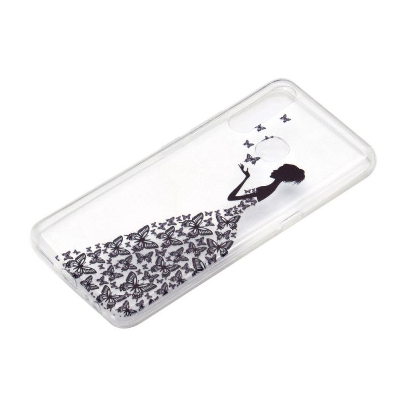 Kuori Huawei P40 Lite E / Y7p Läpinäkyvä Mekko. Jossa Perhosia Suojakuori
