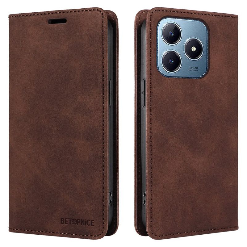 Nahkakotelo Realme C63 Rfid-esto Betopnice Suojakuori