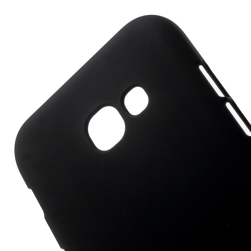 Kuori Samsung Galaxy A5 2017 Valkoinen Musta Jäykkä Matta Suojakuori