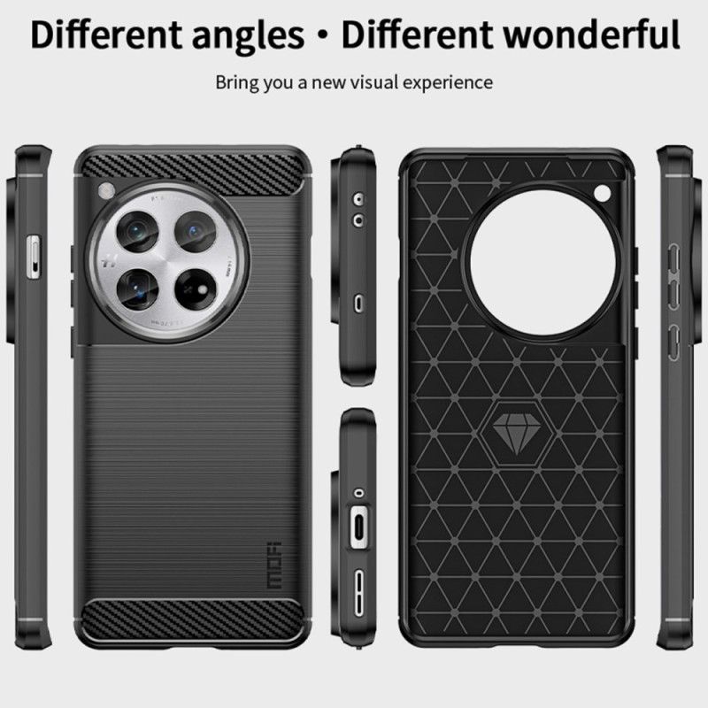 Puhelinkuoret Oneplus 12 5g Mofi Harjattu Hiilikuitu