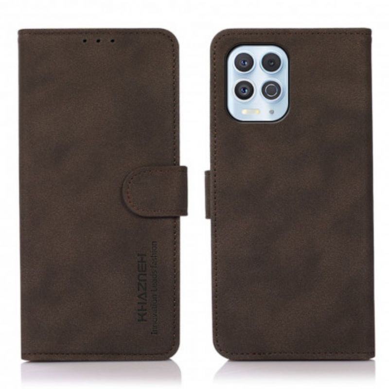 Kotelot Moto G100 Puhelinkuoret Khazneh Textured Leather Effect