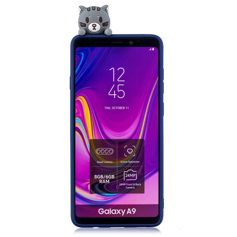 Kuori Samsung Galaxy A9 Hauska 3D-Kissa