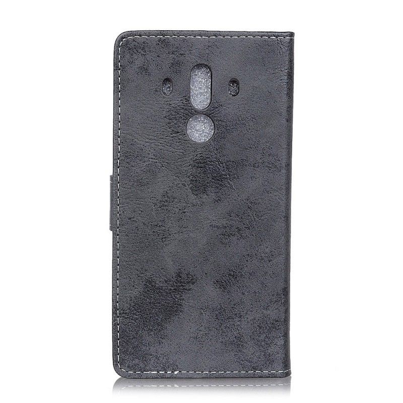Kotelot Huawei Mate 10 Pro Ruskea Vintage Nahkaefekti Suojakuori