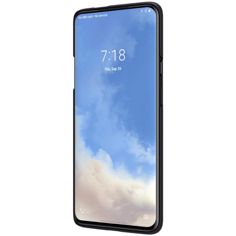 Case Kuoret OnePlus 7T Pro Kulta Musta Puhelinkuoret Jäykkä Himmeä Nillkin