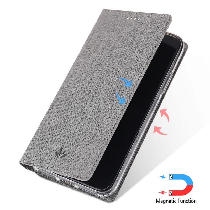 Flip Kotelot OnePlus 7T Pro Harmaa Musta Kuvioitu