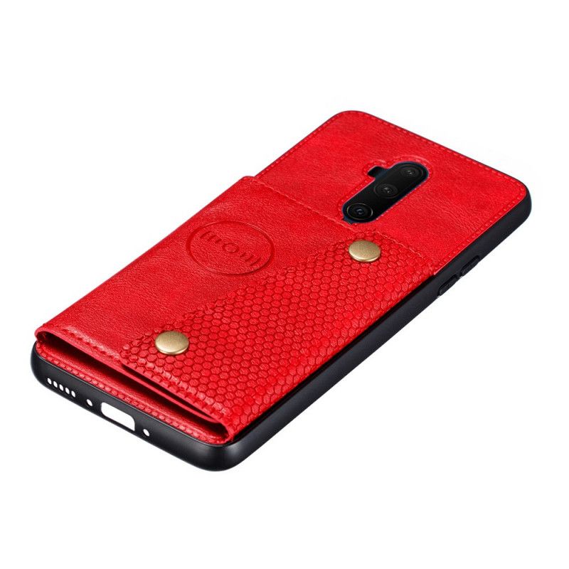 Kuori OnePlus 7T Pro Tummansininen Musta Snap Lompakko