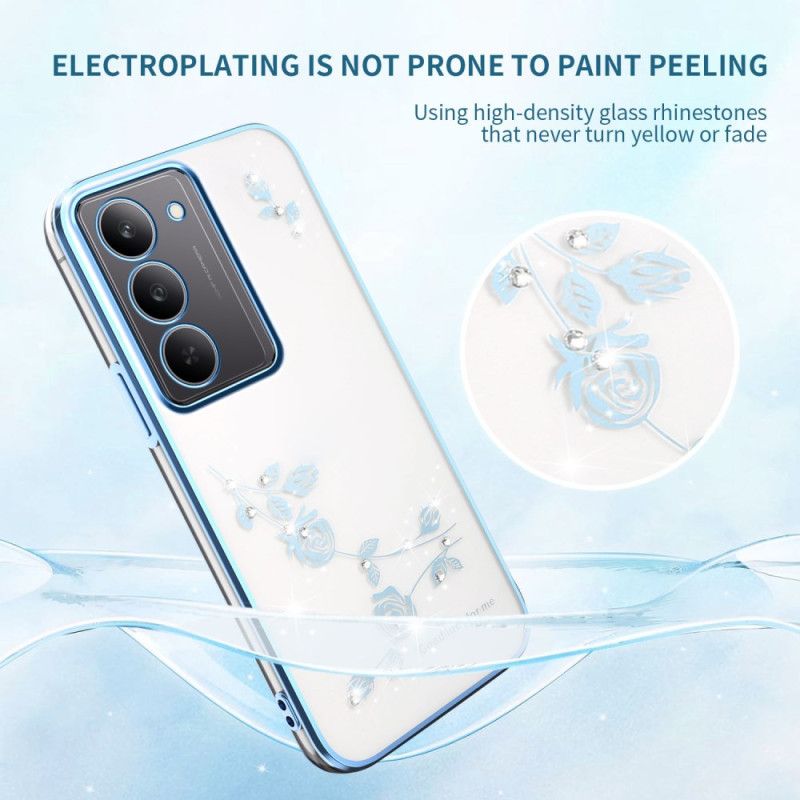 Case Realme 14x 5g Puhelinkuoret Kadem Kukkakoristeet Ja Strassit