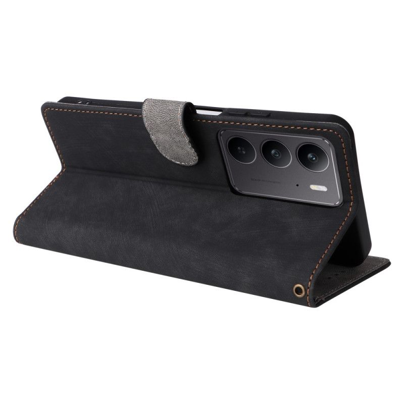 Kuoret Realme 14x 5g Mokkanahkamainen Rfid-suojaus