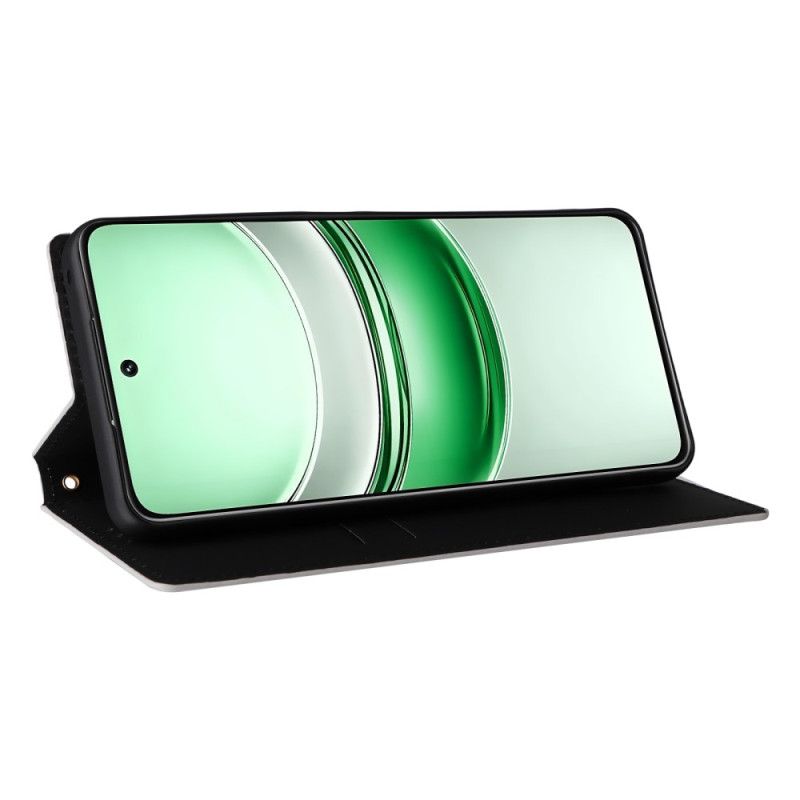 Nahkakotelo Realme 14x 5g Timanttikuvio