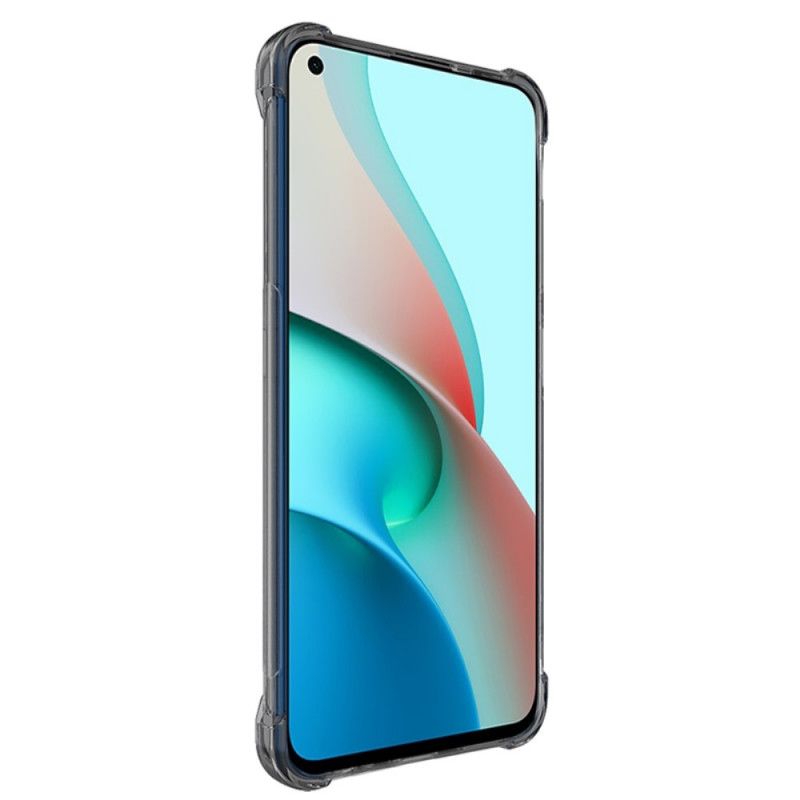 Kuori Xiaomi Redmi Note 9 5G / Note 9T 5G Läpinäkyvä Musta Imak Silkkinen Suojakuori
