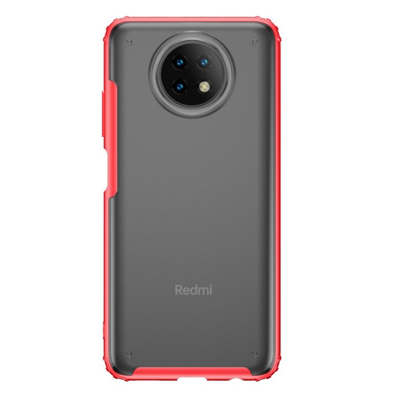 Kuori Xiaomi Redmi Note 9 5G / Note 9T 5G Punainen Musta Himmeä Panssari