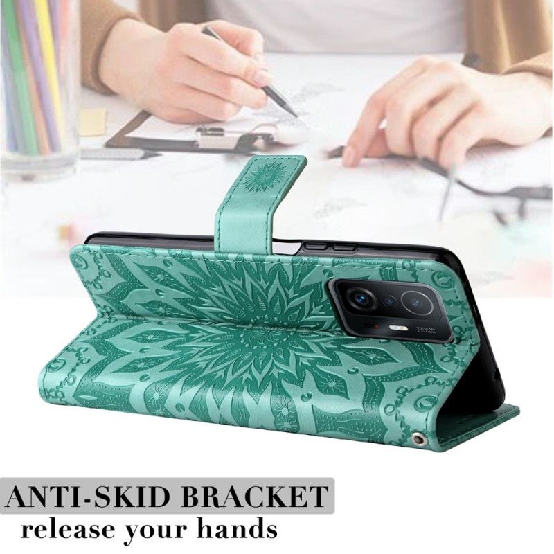 Flip Kotelot Xiaomi Mi 11t / 11t Pro Auringonkukka