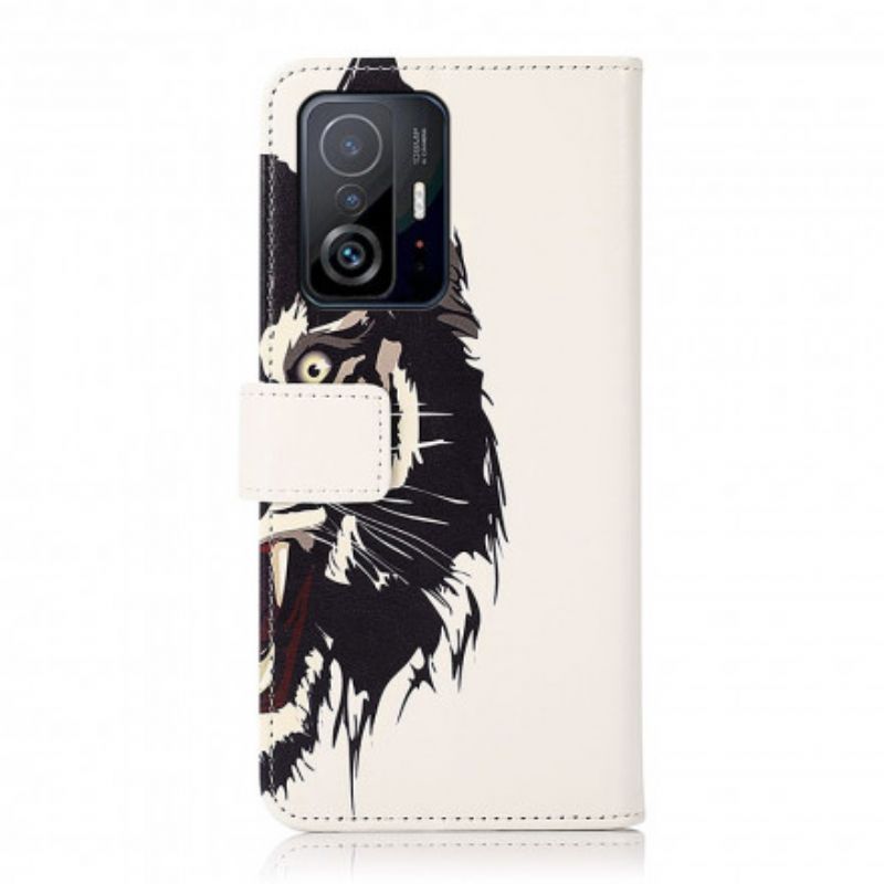 Flip Kotelot Xiaomi Mi 11t / 11t Pro Fierce Tiger