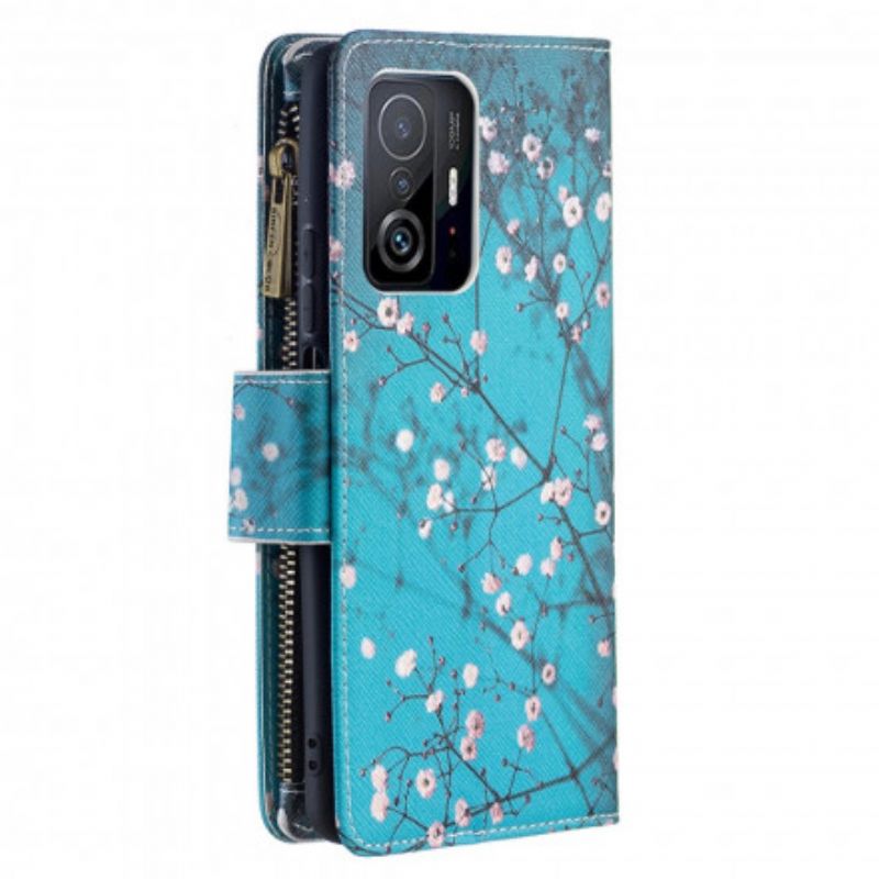 Kotelot Xiaomi Mi 11t / 11t Pro Puhelinkuoret Vetoketjullinen Puutasku