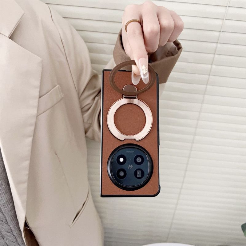 Kuori Oppo Find N5 Keinonahkainen Sormuksen Pidike