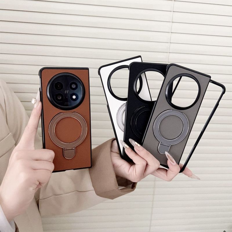 Kuori Oppo Find N5 Keinonahkainen Sormuksen Pidike