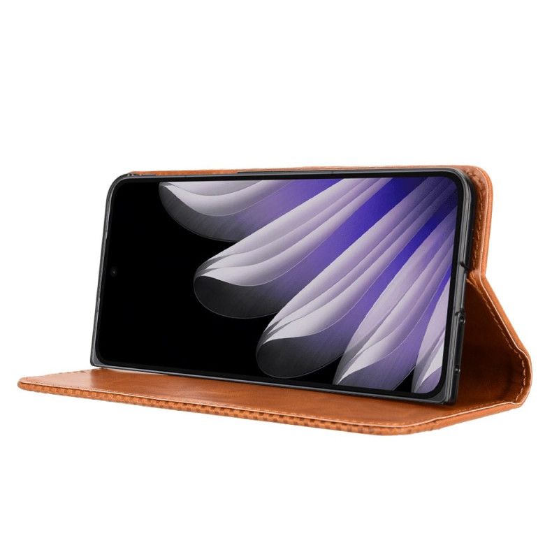 Nahkakotelo Oppo Find N5 Vintage-reunus