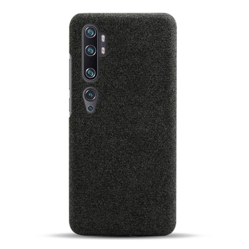 Kuori Xiaomi Mi Note 10 / 10 Pro Valkoinen Musta Ksq-Kankaan Rakenne