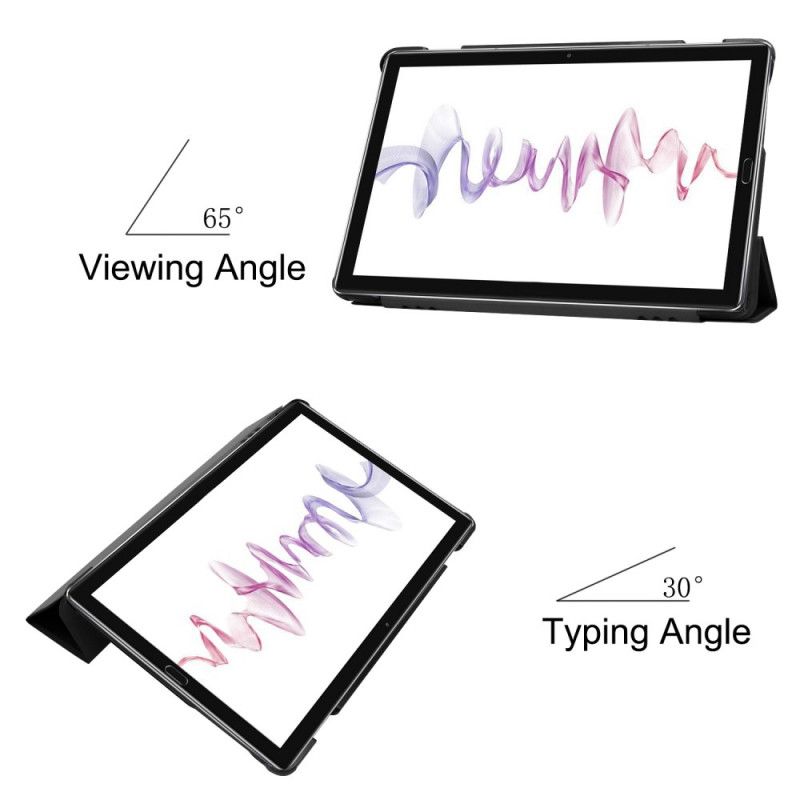 Älykäs Tapaus Huawei MediaPad M6 10.8'' Magenta Valkoinen Enkay