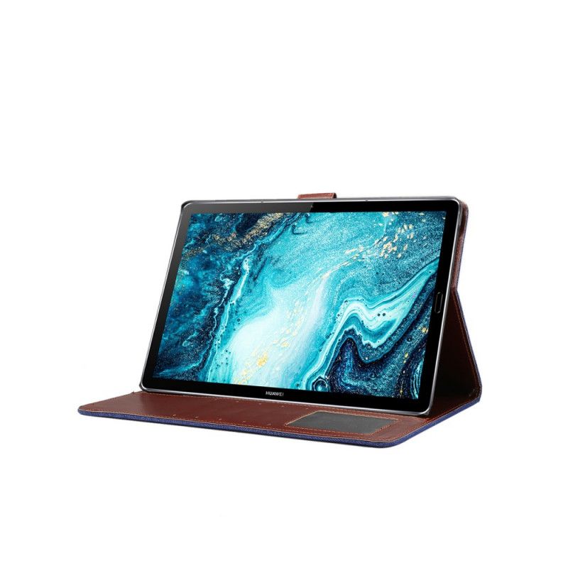 Kotelot Huawei MediaPad M6 10.8'' Tummansininen Musta Farkut Suojakuori