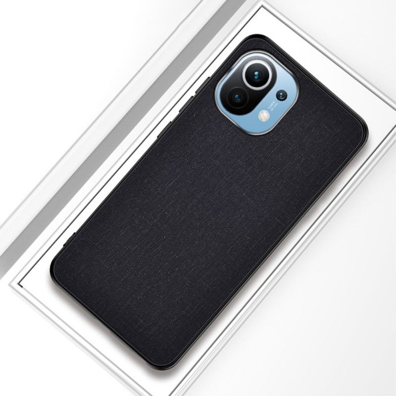Case Kuoret Xiaomi Mi 11 Harmaa Musta Puhelinkuoret Kankaan Rakenne
