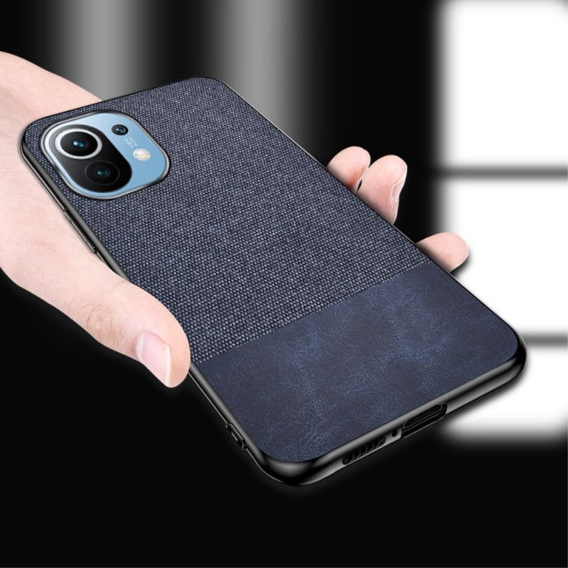 Kuori Xiaomi Mi 11 Harmaa Musta1 Kaksirakenteinen Tekonahka