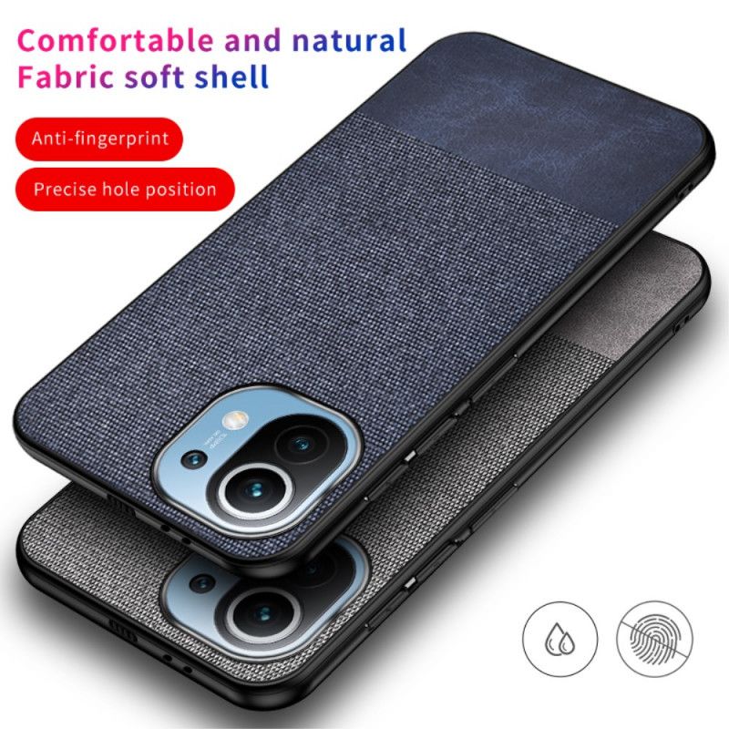 Kuori Xiaomi Mi 11 Harmaa Musta1 Kaksirakenteinen Tekonahka