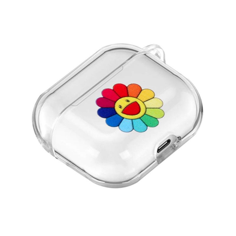 Case Kuoret AirPods Puhelinkuoret Sateenkaaren Kukkasarja Silikoni
