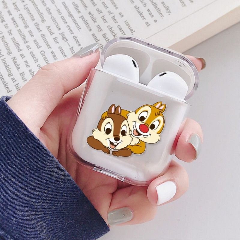Kuori AirPods Vaaleansininen Vihreä Hauskoja Eläimiä Suojakuori