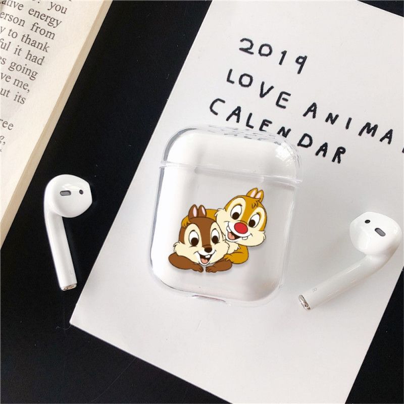 Kuori AirPods Vaaleansininen Vihreä Hauskoja Eläimiä Suojakuori