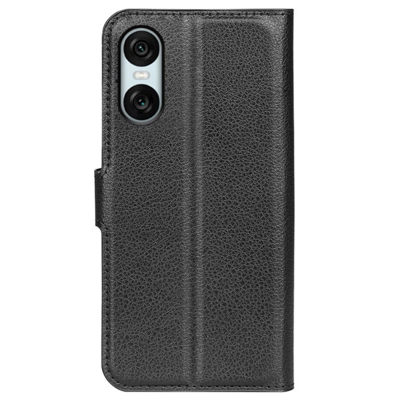 Kotelot Sony Xperia 10 Vi Litsi Keinonahkaa