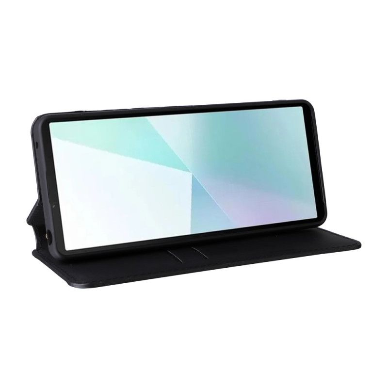 Nahkakotelo Sony Xperia 10 Vi 3d-timantteja