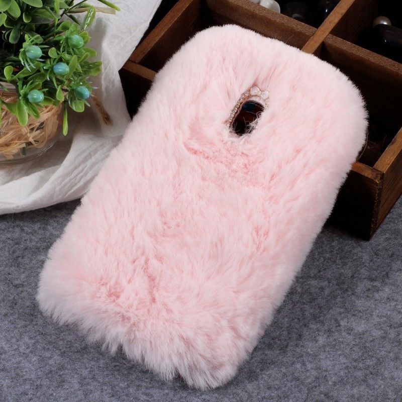 Case Kuoret Samsung Galaxy J6 Violetti Musta Puhelinkuoret Kanin Timantit
