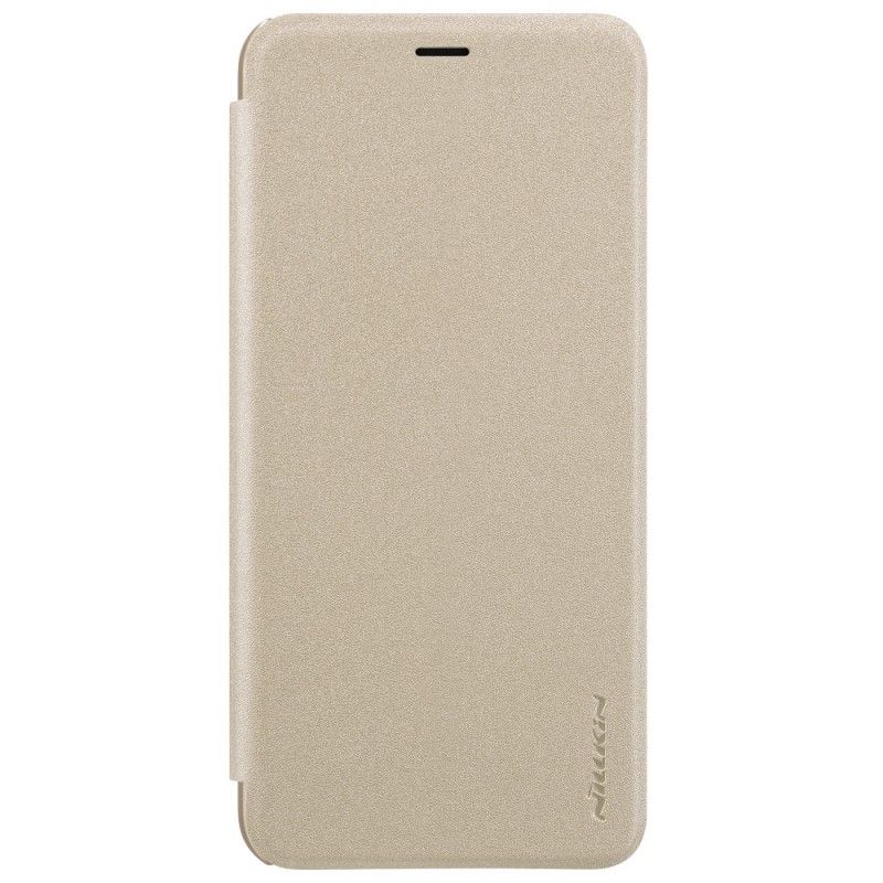 Flip Kotelot Samsung Galaxy J6 Kulta Musta Nillkin Suojakuori