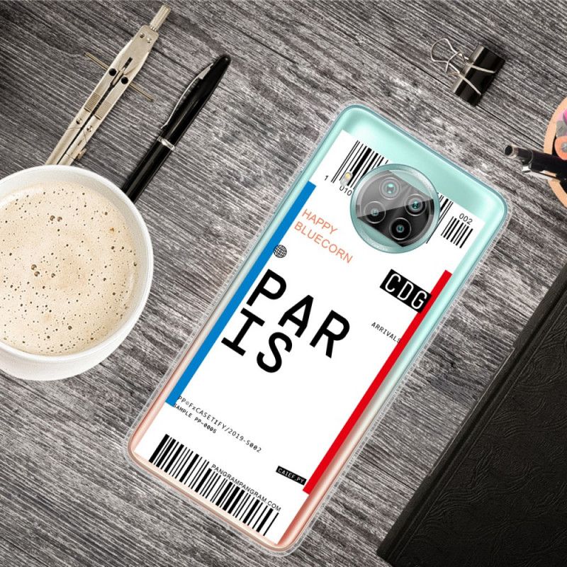 Case Kuoret Xiaomi Mi 10T Lite 5G / Redmi Note 9 Pro 5G Puhelinkuoret Maihinnousukortti Pariisiin