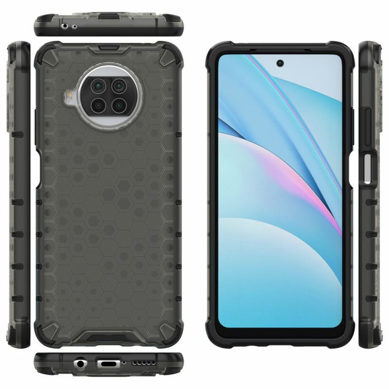 Case Kuoret Xiaomi Mi 10T Lite 5G / Redmi Note 9 Pro 5G Valkoinen Musta Puhelinkuoret Hunajakennotyyli