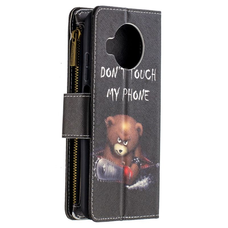Flip Case Xiaomi Mi 10T Lite 5G / Redmi Note 9 Pro 5G Karhun Vetoketjutasku