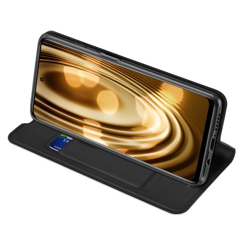 Flip Kotelot Xiaomi Mi 10T Lite 5G / Redmi Note 9 Pro 5G Tummansininen Musta Dux Ducis Suojakuori