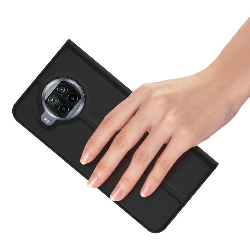 Flip Kotelot Xiaomi Mi 10T Lite 5G / Redmi Note 9 Pro 5G Tummansininen Musta Dux Ducis Suojakuori