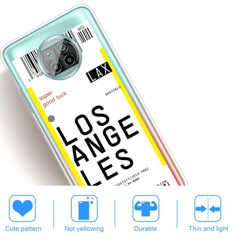 Kuori Xiaomi Mi 10T Lite 5G / Redmi Note 9 Pro 5Gt Lite -Lautakortti Los Angelesille